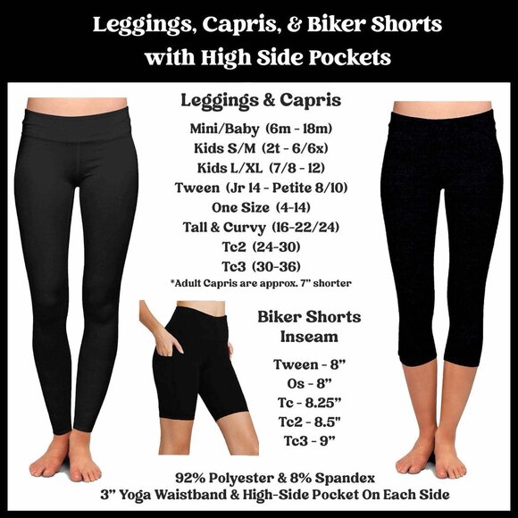 Max (Grinch) Christmas Leggings w/Pockets - Picture 4 of 4